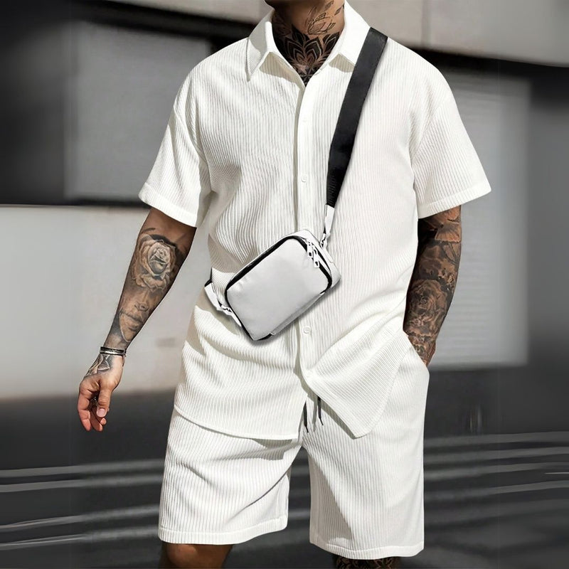 Conjunto Masculino Shorts e Camiseta - Ezra - Dom Conrado
