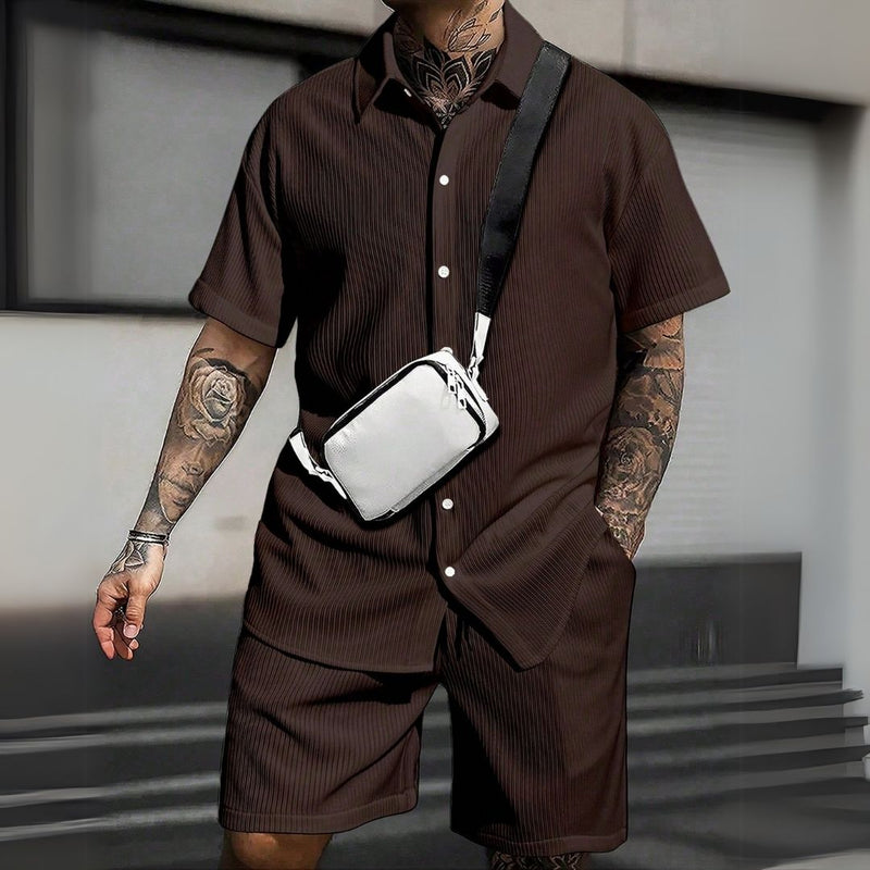 Conjunto Masculino Shorts e Camiseta - Ezra - Dom Conrado