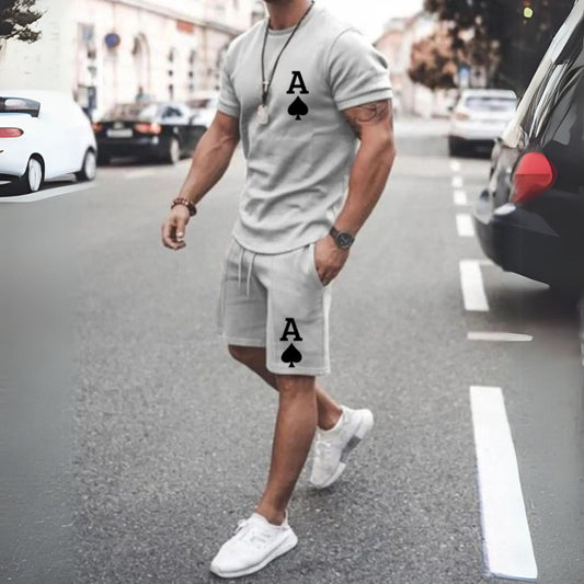 Conjunto Masculino Shorts e Camiseta Prime - Baralho Espada - Dom COnrado