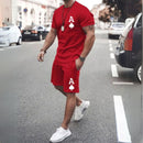 Conjunto Masculino Shorts e Camiseta Prime - Baralho Espada - Dom COnrado