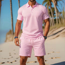 Conjunto Masculino de Alta Qualidade - Camisa Polo e Shorts - Sean - Dom Conrado