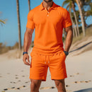 Conjunto Masculino de Alta Qualidade - Camisa Polo e Shorts - Sean - Dom Conrado