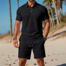 Conjunto Masculino de Alta Qualidade - Camisa Polo e Shorts - Sean - Dom Conrado