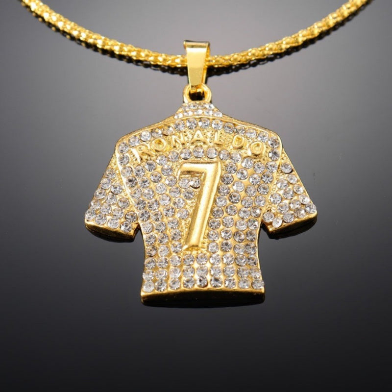 Corrente Colar Masculino "Cristiano Ronaldo 7" CR7 - Dom Conrado