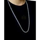 Corrente Cordão com Pulseira Banhado a Prata 925 - Dom Conrado