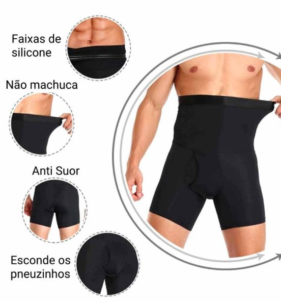 Cueca de Compressão Masculina AlfaCompress - Transforme Seu Abdômen e Postura