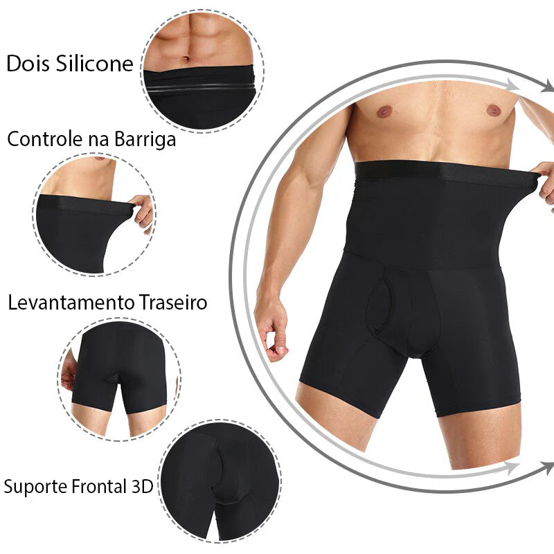 Cueca de Compressão Masculina AlfaCompress - Transforme Seu Abdômen e Postura