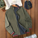 Jaqueta Corta Vento Masculina Plus Size Dupla Face com Zíper Thomas