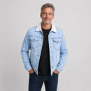 Jaqueta Jeans Masculina Forrada com Pelinhos - Rayleigh
