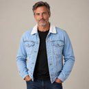 Jaqueta Jeans Masculina Forrada com Pelinhos - Rayleigh