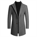 Jaqueta Sobretudo Slim Masculino Textura Lã - Modelo Kendrick - Dom Conrado