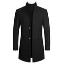 Jaqueta Sobretudo Slim Masculino Textura Lã - Modelo Kendrick - Dom Conrado