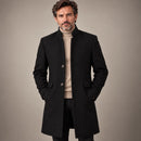 Jaqueta Sobretudo Slim Masculino Textura Lã - Modelo Kendrick