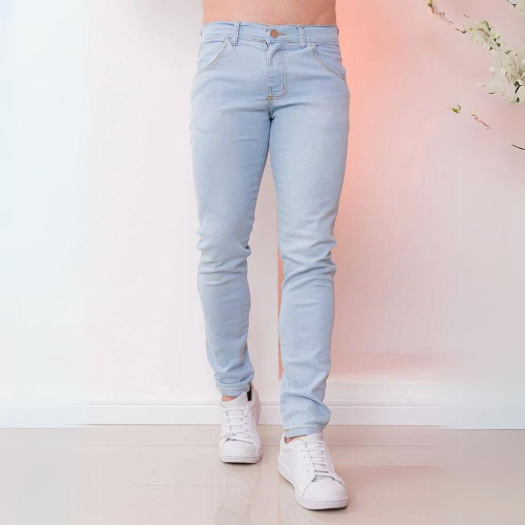Jeans Masculino Slim Raw Stretch - Dom Conrado