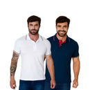 Kit 2 Camisas Polo Masculina Slim 100% Algodão - Dom Conrado