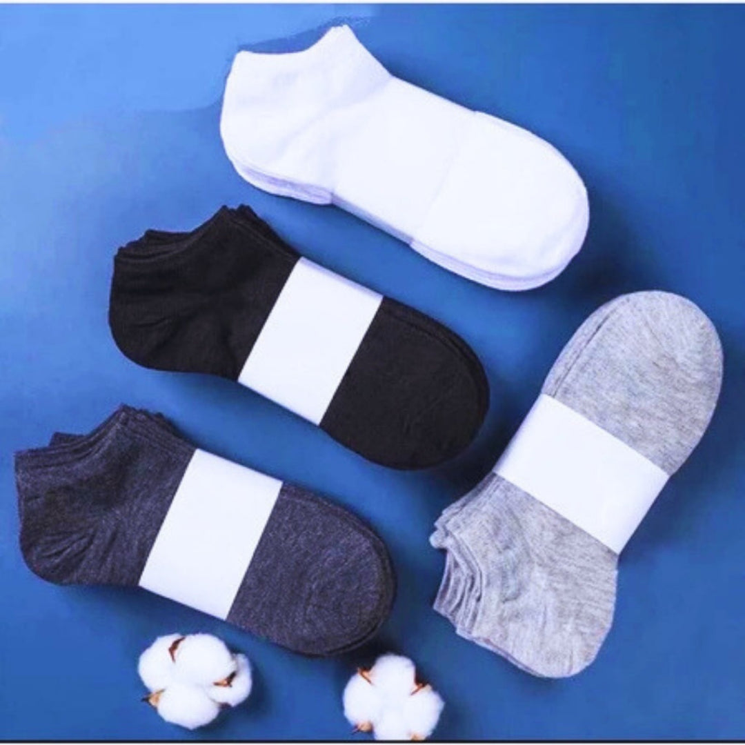 Kit Meia Invisível Masculina Algodão Premium - Dom Conrado
