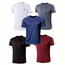 Kit 5 Camisetas Dry Fit Masculina de Alta Qualidade - Lennon - Dom Conrado