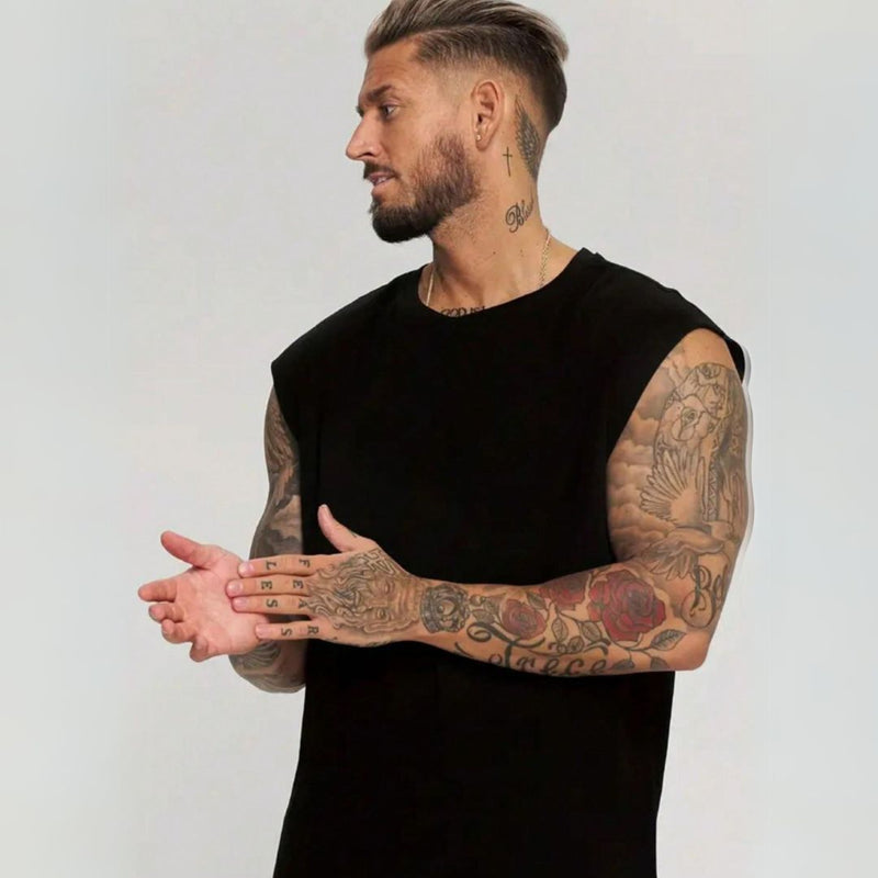 Kit 3 Regatas Oversized Masculina Treino Academia Praia Street - Dom Conrado