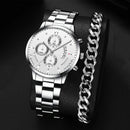 Kit Relogio Masculino de Alta Qualidade e Pulseira  - Dom Conrado