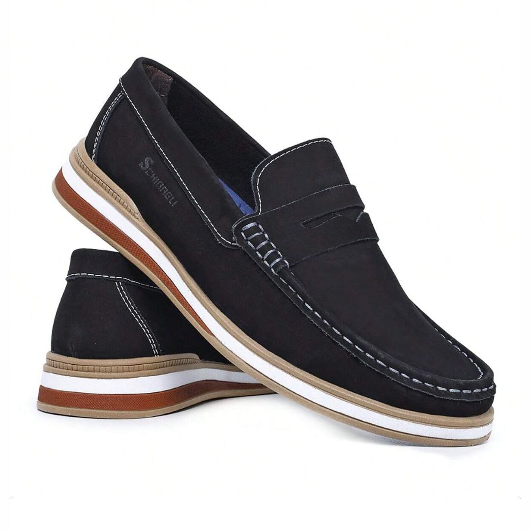 Mocassim Masculino de Couro Loafer - Scott - Dom Conrado