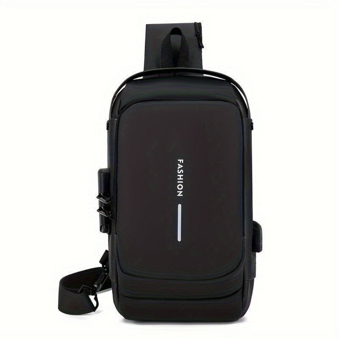 Mochila De Peito Masculina Resistente à Água Com Trava - Oblivion - Dom Conrado
