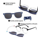 Oculos de Sol Masculino Magnetico Polarizado 6 em 1 - Dom Conrado