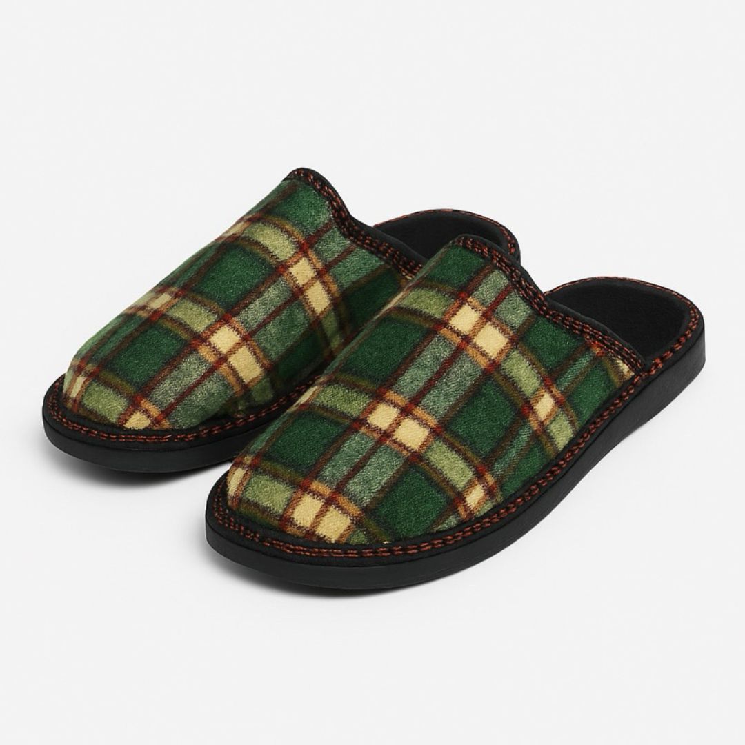 Pantufa Masculina Xadrez - PantuMen