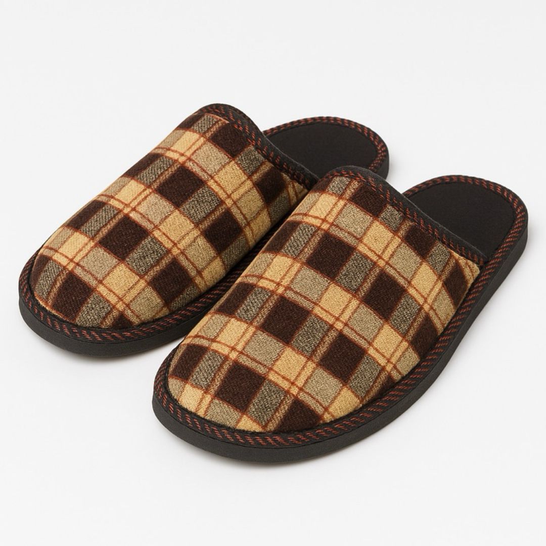 Pantufa Masculina Xadrez - PantuMen