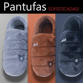 Pantufas Chinelos Masculinos Peluciados - Dom Conrado