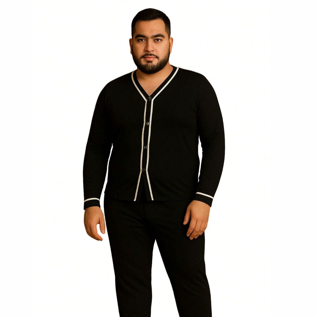 Pijama Inverno Masculino Conjunto Plus Size - Dom Conrado