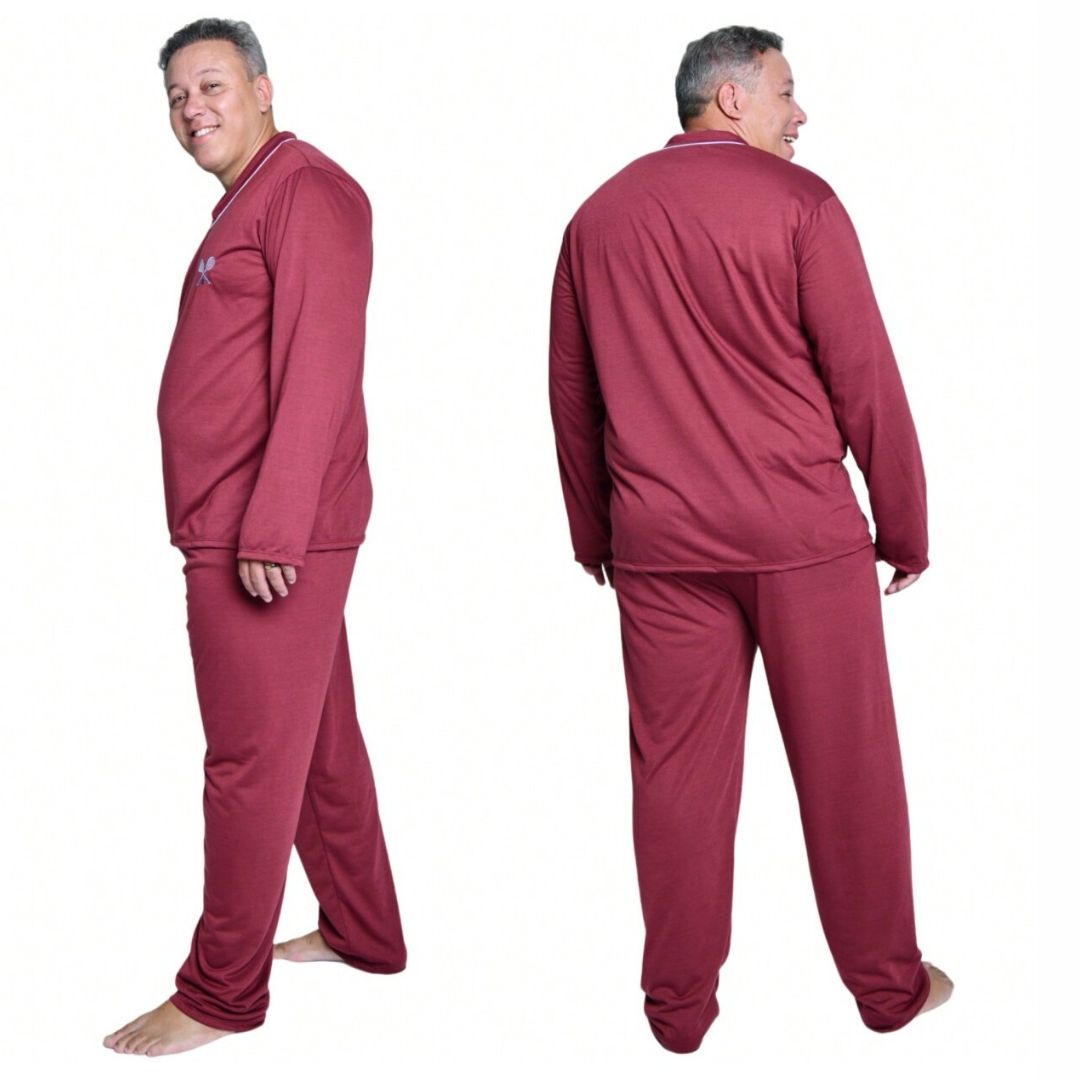 Pijama Inverno Masculino Plus Size - SuperConfort - Dom Conrado