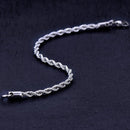 Pulseira Masculina Cordão Baiano em Aço Inox Anti Alérgico - Dom Conrado