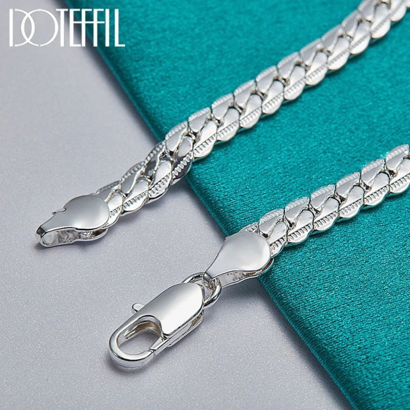 Pulseira Masculina Escama de Dragao – Fecho de Lagosta em Prata e Aco Inoxidavel - Dom Conrado