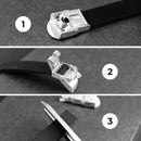 Pulseira Masculina Dourada de Silicone "Jesus" - Dom Conrado