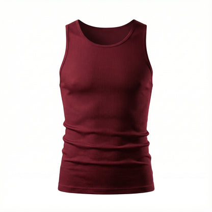 Regata Americana Masculina Canelada Slim - Modelo Brooklyn - Dom Conrado