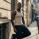 Regata Americana Masculina Canelada Slim - Modelo Brooklyn - Dom Conrado