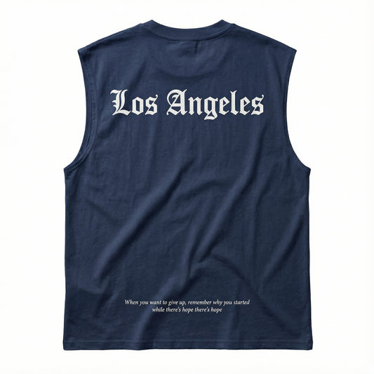 Regata Masculina 100% Algodão Estilo Urbano - Modelo Los Angeles - Dom Conrado