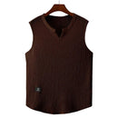 Regata Masculina Casual Premium Gola V - Modelo Dimitri - Dom Conrado