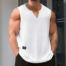 Regata Masculina Casual Premium Gola V - Modelo Dimitri - Dom Conrado