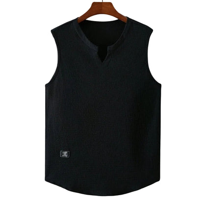 Regata Masculina Casual Premium Gola V - Modelo Dimitri - Dom Conrado