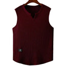 Regata Masculina Casual Premium Gola V - Modelo Dimitri - Dom Conrado