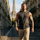 Regata Masculina Paris - 100% Algodão Premium e Modelagem Urbana - Dom Conrado