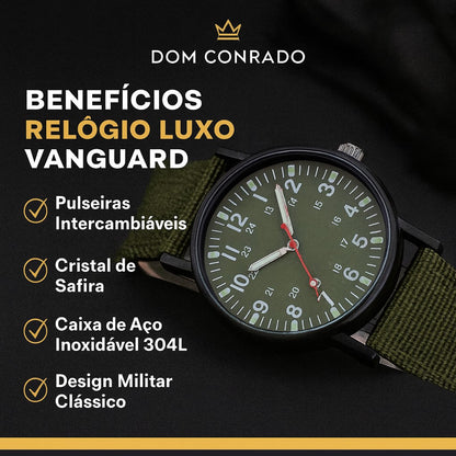 Relógio Masculino com Pulseira de Nylon - Vanguard - Dom Conrado