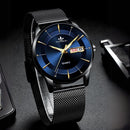 Relógio Masculino Luxo Pulseira de Malha com Calendário - ConradWatch | Dom Conrado