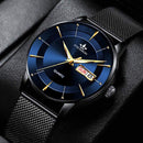 Relógio Masculino Luxo Pulseira de Malha com Calendário - ConradWatch | Dom Conrado