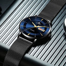 Relógio Masculino Luxo Pulseira de Malha com Calendário - ConradWatch | Dom Conrado