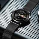 Relógio Masculino Luxo Pulseira de Malha com Calendário - ConradWatch | Dom Conrado