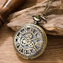 Relógio de Bolso Bronze Estilo Antigo Vintage Chumbo 3D | Dom Conrado