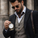 Relógio de Bolso Bronze Estilo Antigo Vintage Chumbo 3D | Dom Conrado