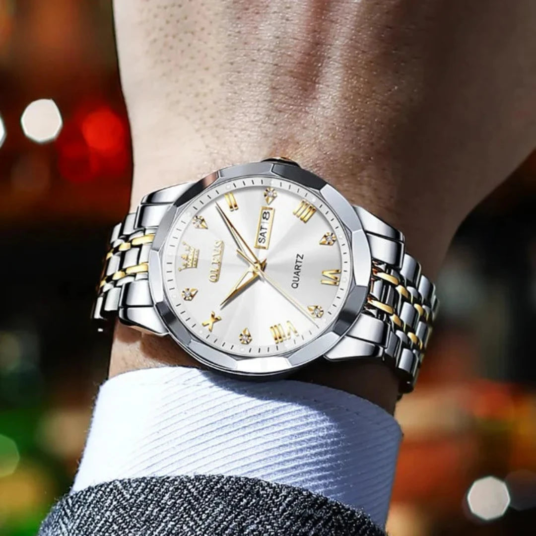 Relogio Masculino Diamond | Premium e Exclusivo | Moderno e Despojado - Kaype Store
